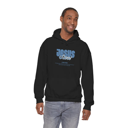 Jesus Saves Hoodie — Faith-Based Christian Graphic Pullover