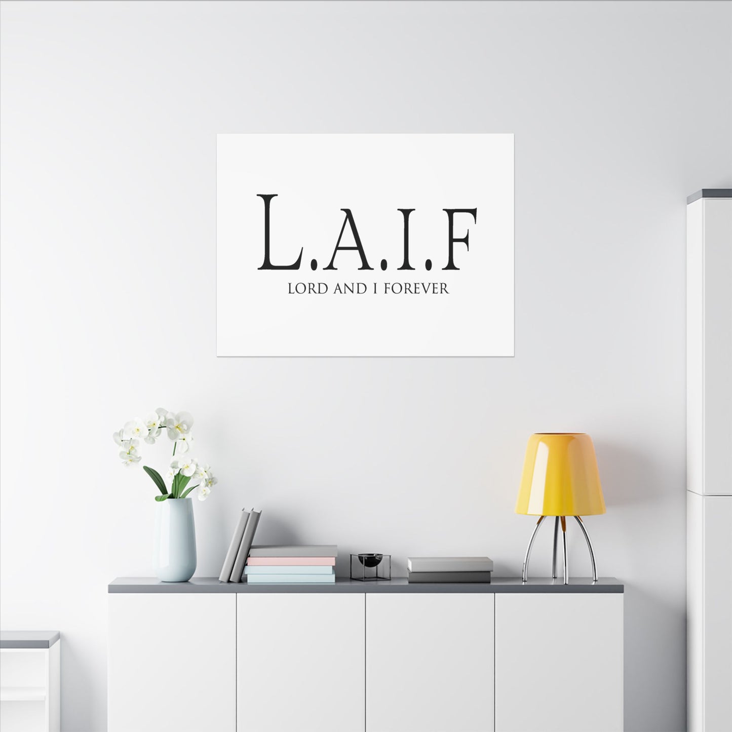 L.A.I.F LORDANDI Matte Canvas, Stretched, 0.75"