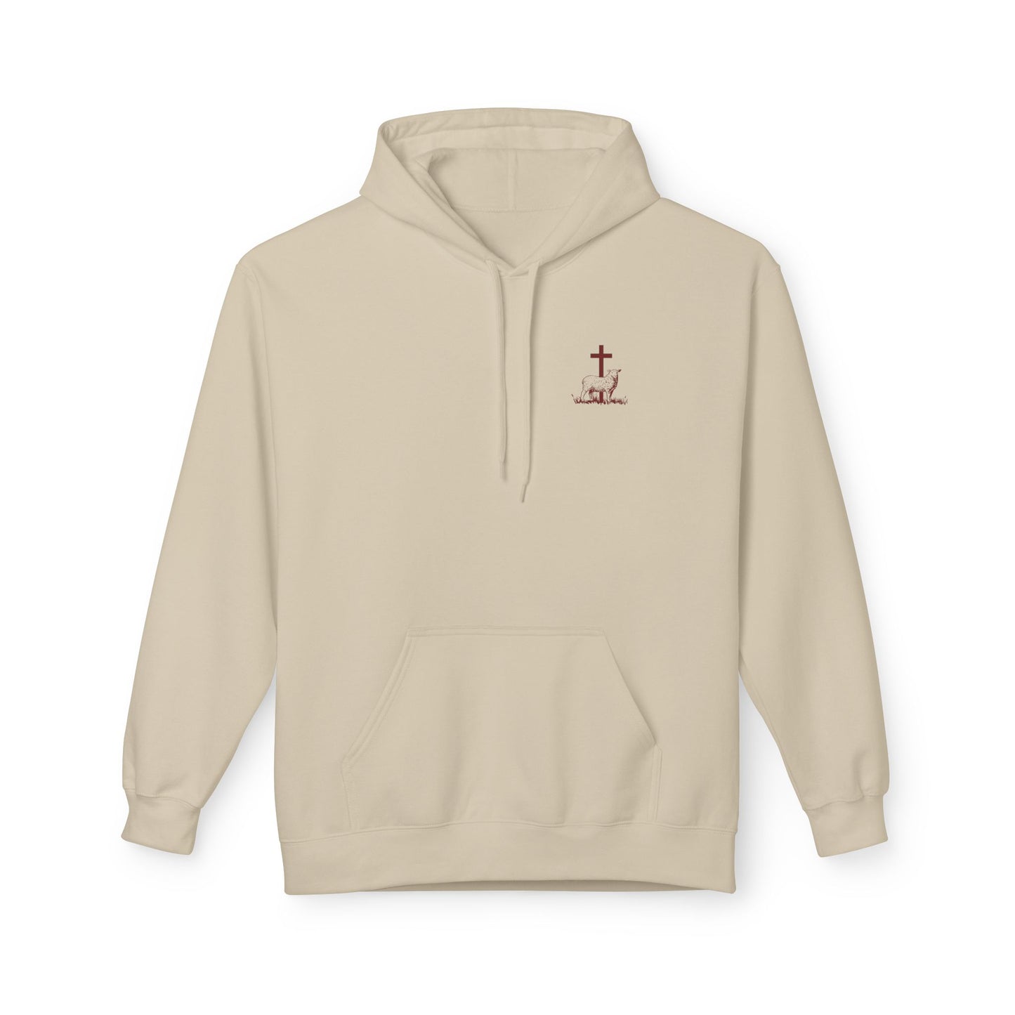 Shepherd & Lamb Hoodie — "He Left the 99 to Come Find Me" Christian Faith Pullover