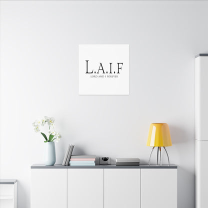 L.A.I.F LORDANDI Matte Canvas, Stretched, 0.75"