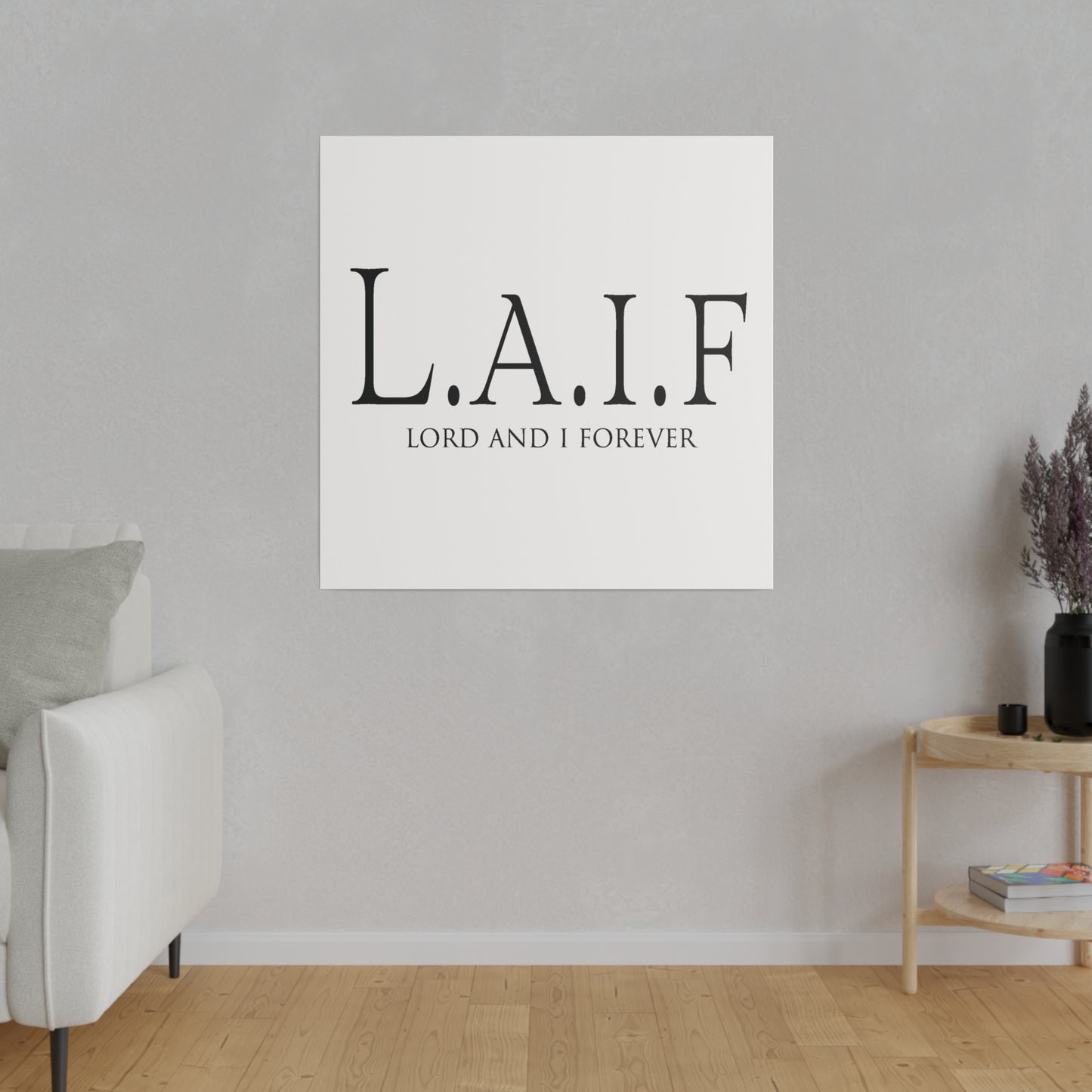 L.A.I.F LORDANDI Matte Canvas, Stretched, 0.75"